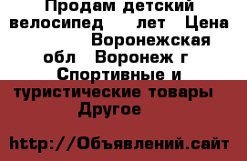 Продам детский велосипед 4-5 лет › Цена ­ 1 500 - Воронежская обл., Воронеж г. Спортивные и туристические товары » Другое   